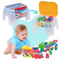 Bloco de Montar Didatico Para Criança da Cotiplás 2411