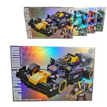 Bloco de Montar F1 2 em 1 Carro Vira Robô Colecionável Bloco de Montar F1 2 em 1 Carro Vira Robô Colecionável
