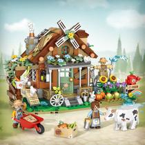 Bloco de Montar Fazenda Puzzle 899 Peças de Encaixar Crianças Adulto Adolescentes Infantil Bloco de Construção Decoração Colecionador