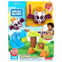 Bloco de Montar Fisher Price Tobogã Pinguim ou Urso Panda