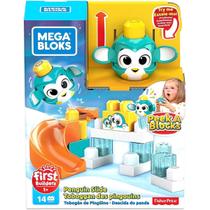 Bloco de Montar Fisher Price Tobogã Pinguim ou Urso Panda Bloco de Montar Fisher Price Tobogã Pinguim ou Urso Panda