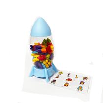 Bloco de montar foguete 100pcs brink+