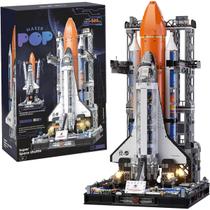 Bloco de Montar Foguete Espacial Puzzle 2220 Peças de Encaixar Decoração Colecionador Brinquedo Infantil Adulto Bloco de Montar Foguete Espacial Puzzle 2220 Peças de Encaixar Decoração Colecionador Brinquedo Infantil Adulto