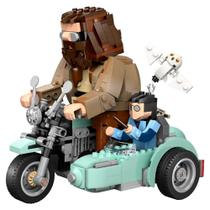 Bloco de Montar - Harry Potter - Passeio de Moto de Hagrid e Harry - 617 peças - LEGO