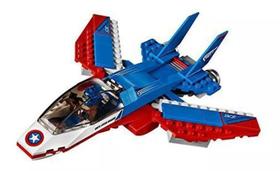 Bloco De Montar Heroes Lego Capitão America 186Pcs Sy874 Bloco De Montar Heroes Lego Capitão America 186Pcs Sy874
