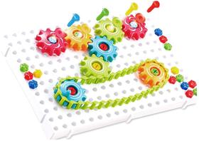 Bloco de montar infantil educativo puzzle magic plate 133 pç - DINÂMICOS & CONSTRUTIVOS