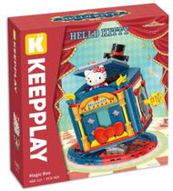 Bloco de Montar Keepplay Caixa Mágica Hello Kitty e Amigos