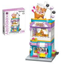 Bloco de Montar Keepplay Casa de Chá City Corner 302 peças