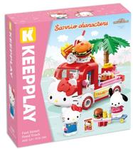 Bloco de Montar Keepplay Food Truck Pochacco Hello Kitty e Amigos