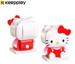 Bloco de Montar Keepplay Personagem Hello Kitty e Amigos