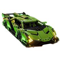 Bloco de Montar Lamborghini Racing Modelo Real Divertido 1254 Peças