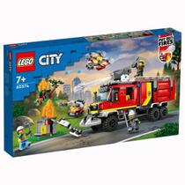 Bloco de Montar Lego City Caminhão Comando de Incêndio 60374