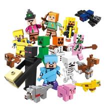 Bloco de Montar Lendarios Craft Brinquedo 16 Pçs - 82006