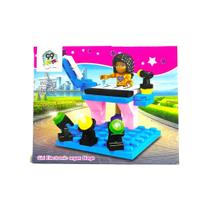 Bloco de Montar Meninas Píano 99 Toys 54 Peças Cor:Color Bloco de Montar Meninas Píano 99 Toys 54 Peças Cor:Color