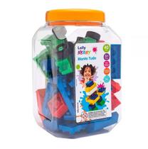 Bloco de Montar - Monta Castelo Lolly Nenny - Hora do Blec 48 pcs +3 anos Bloco de Montar - Monta Castelo Lolly Nenny - Hora do Blec 48 pcs +3 anos
