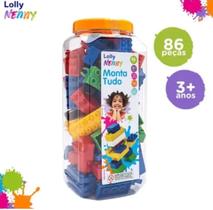 Bloco de Montar - Monta tudo Lolly Nenny - 86 pcs +3 anos Bloco de Montar - Monta tudo Lolly Nenny - 86 pcs +3 anos