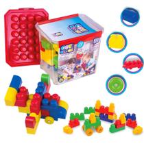 Bloco de Montar Para Bebe Educativo Com Varias Peças Bloco de Montar Para Bebe Educativo Com Varias Peças