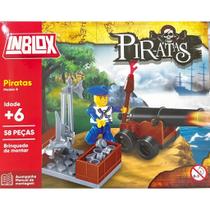 Bloco de Montar Piratas Modelo B 58 Peças Cor:Color Bloco de Montar Piratas Modelo B 58 Peças Cor:Color