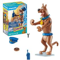 Bloco de Montar Playmobil Boneco Scooby Doo Policial