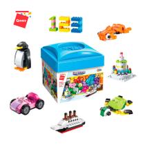 Bloco de montar qman - caixa de blocos de montar - 460 peças