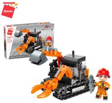 Bloco de Montar Qman Kit 4 caixas Set Bombeiro em Ação Mine City Bloco de Montar Qman Kit 4 caixas Set Bombeiro em Ação Mine City