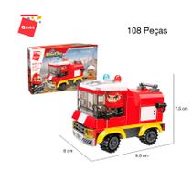 BLOCO DE MONTAR QMAN - MineCity - BOMBEIRO - BOMBEIRO AUTOBOMBA