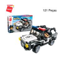 BLOCO DE MONTAR QMAN - MineCity - POLÍCIA - JEEP DA POLÍCIA