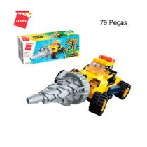 Bloco de montar qman - trans collector - veículo de perfuração (drill car) - 1/6