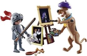 Bloco de Montar Scooby-doo Cavaleiro Negro Playmobil - 70709