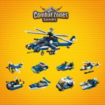 Bloco de Montar Set Combat Zones Series Policial