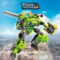 Bloco de Montar Set Veículos Pesados Trans Collector