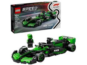 Bloco de Montar - Speed Champions KICK Sauber F1 Team C44 - 259 peças - LEGO