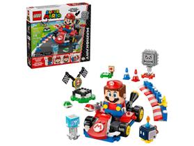 Bloco de Montar - Super Mario - Mario Kart - Mario Interativo E Kart Padrao LEGO DO BRASIL