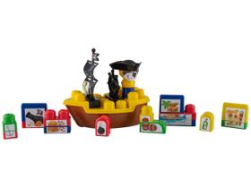 Bloco de Montar Tchuco Blocks Samba Toys Pirata 49 Peças