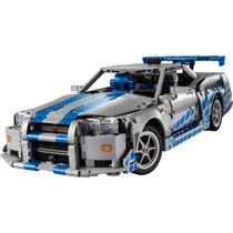 Bloco de Montar - TECHNIC Nissan Skyline GT-R de Velozes e Furiosos - 1410 peças - LEGO