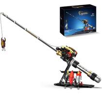 Bloco de Montar Vara de Pesca 425 peças Decoração Colecionável Presente STEM