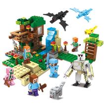 Bloco de Montar Vilarejo Craft Brinquedo 420 pçs - 8801