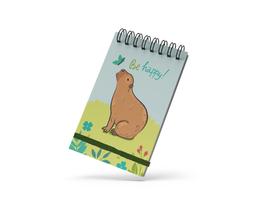 Bloco de Notas 10x15cm - Capivara - Be Happy