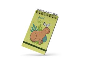 Bloco de Notas 10x15cm - Capivara - Good Vibes Bloco de Notas 10x15cm - Capivara - Good Vibes