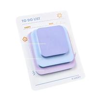 Bloco De Notas Adesivas Coloridas Kawaii De Alto Valor, Material De Papelaria Fofo Para Estudantes
