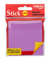 Bloco de Notas Adesivas Molin Neon c/ 100 fls Bloco de Notas Adesivas Molin Neon c/ 100 fls