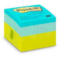 Bloco de Notas Adesivas Post-it Cubo Verde 47,6mm x 47,6mm 400 Fls