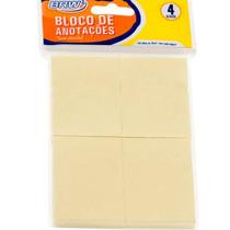 Bloco de notas adesivas Smart notes Amarelos 38x51mm BRW