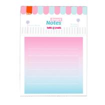Bloco de Notas Adesivo 76x76m 50 Folhas Tutti-Frutti Pautado - BRW