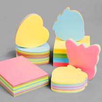 Bloco De Notas Adesivo Colorido Post-it Em Formatos Sortidos