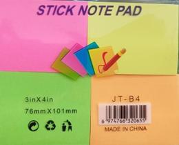 Bloco de notas adesivo - Post It Colorido - 4 cores Bloco de notas adesivo - Post It Colorido - 4 cores