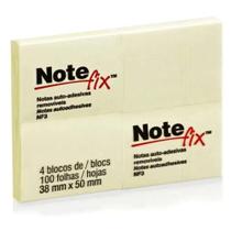 Bloco De Notas Adesivos Reposicionáveis 38x50 Mm - 100 Folhas - 4 Unidades - Amarelo - 3m Bloco De Notas Adesivos Reposicionáveis 38x50 Mm - 100 Folhas - 4 Unidades - Amarelo - 3m