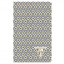 Bloco de Notas Clairefontaine Neo Deco 7,5x12cm Favo de Mel Bloco de Notas Clairefontaine Neo Deco 7,5x12cm Favo de Mel