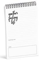 Bloco de Notas com Lista de Tarefas 15x23cm, Espiral, 50 Folhas, Branco Clássico - Inkdotpot