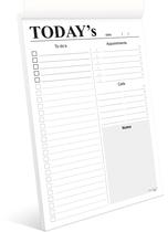 Bloco de notas Daily Planner Hadigu Today's com 50 folhas de 9x6 pol